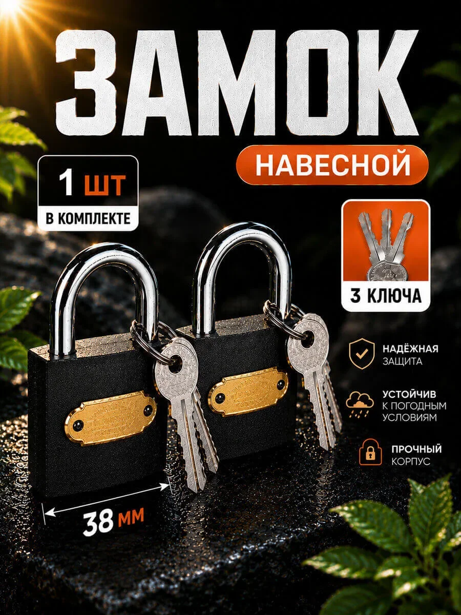 замок навесной 38мм