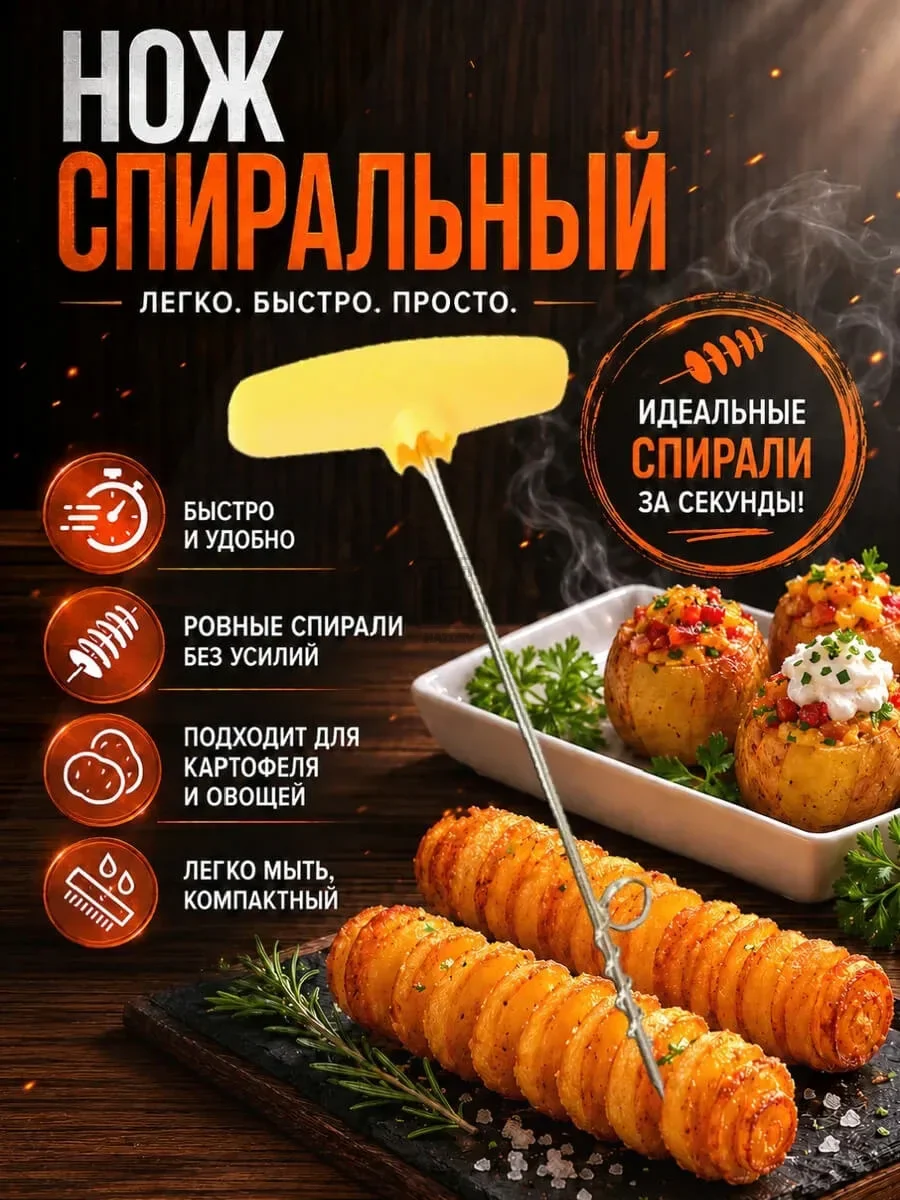 нож cпиральный