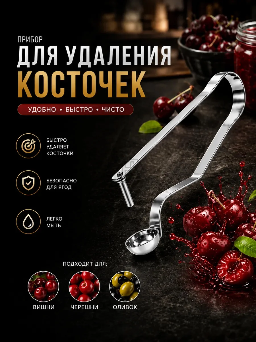 Прибор для удаления косточек